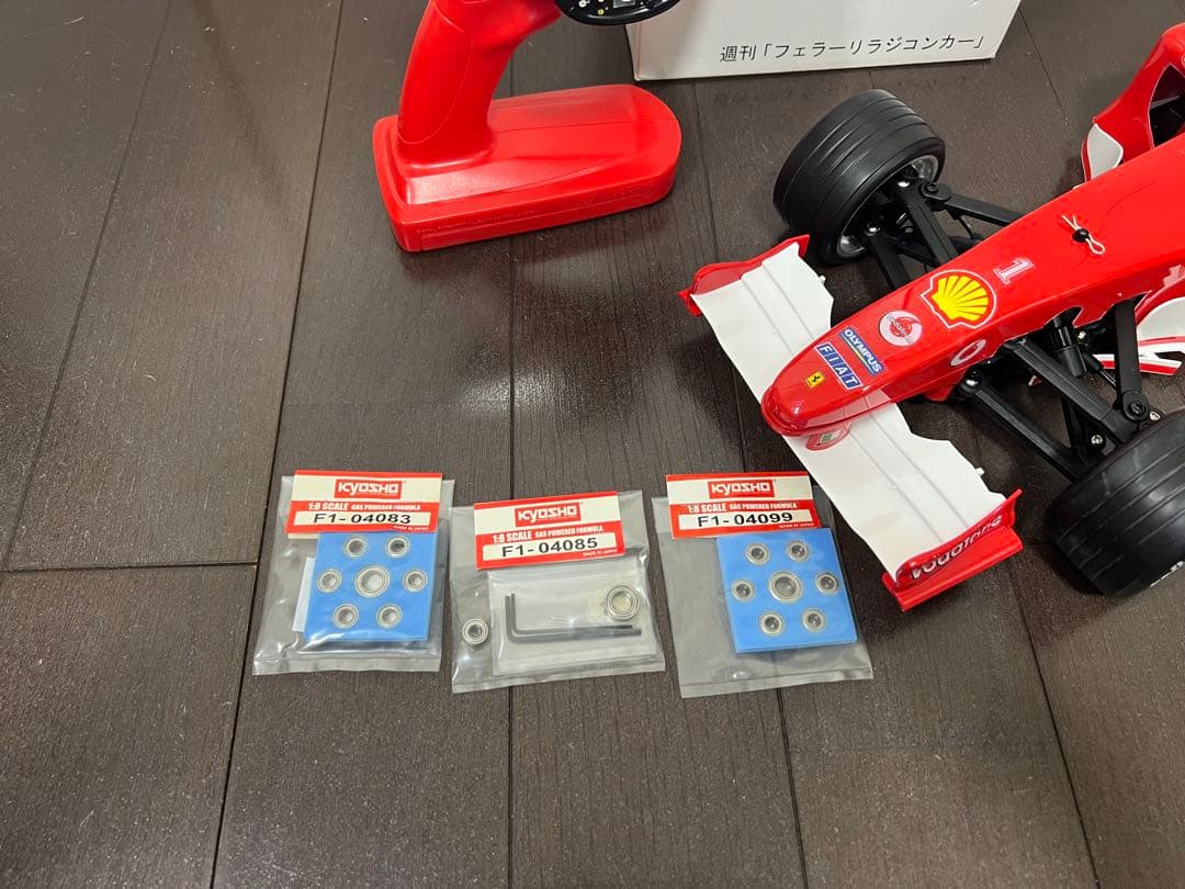 デアゴスティーニ　フェラーリf2004 エンジンカー　未走行　78号全巻　冊子付