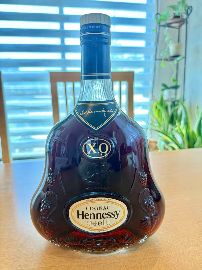 【1500ml】ヘネシー Hennessy X.O 金キャップ　マグナムボトル