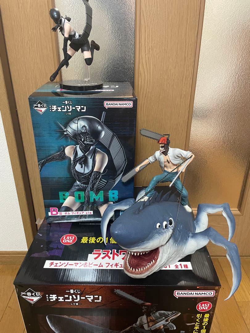 ね*ぃ様 チェンソーマン 1番くじ　b賞　ボム　ラストワン　デンジ、ビーム
