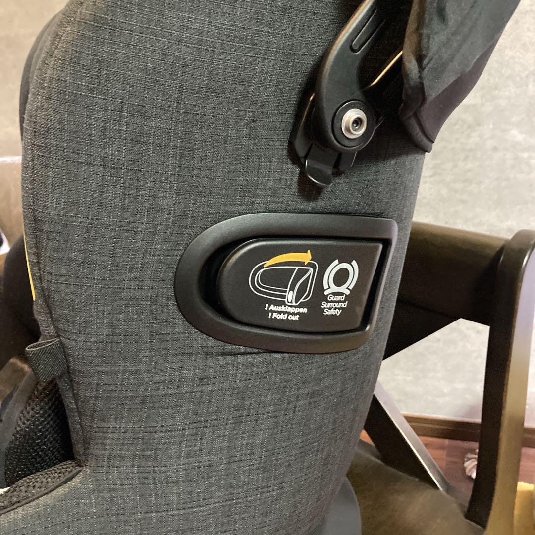 極美品✨Joie チャイルドシート アイアーク360° キャノピー付 ブラック