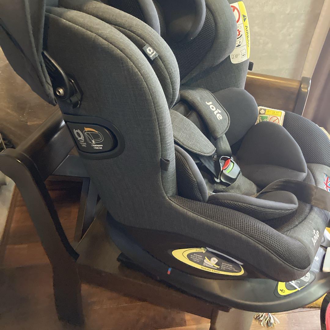 極美品✨Joie チャイルドシート アイアーク360° キャノピー付 ブラック