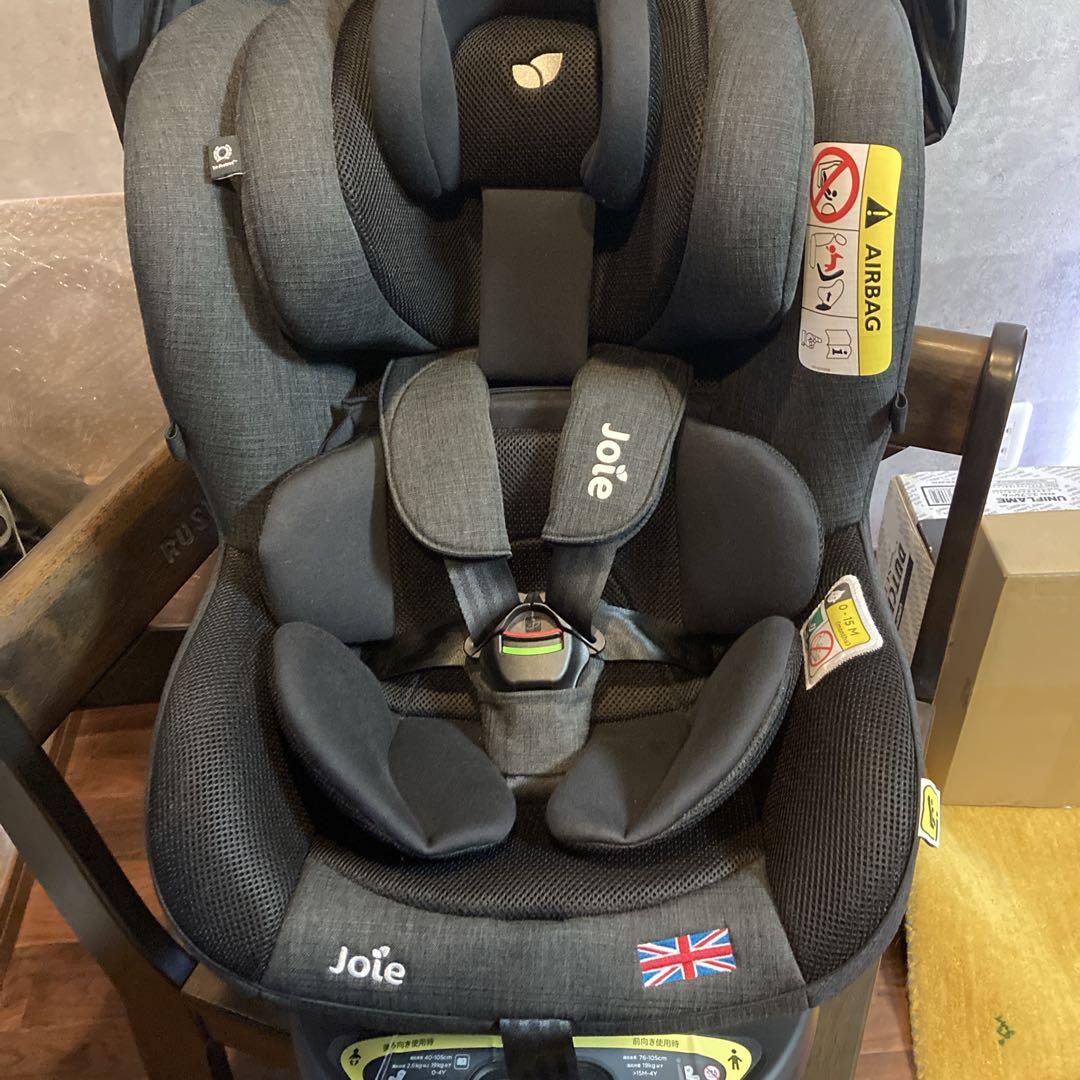 極美品✨Joie チャイルドシート アイアーク360° キャノピー付 ブラック