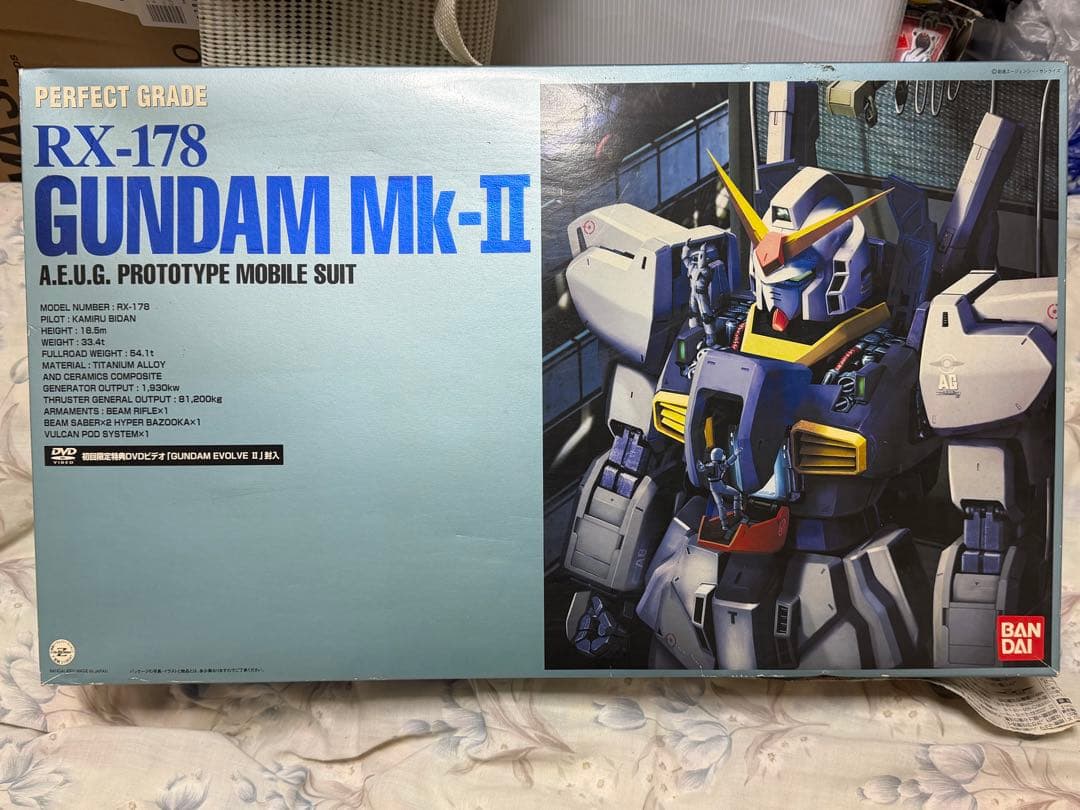 【中古組立て】 PG ガンダムMk-II 初回特典付き ジャンク