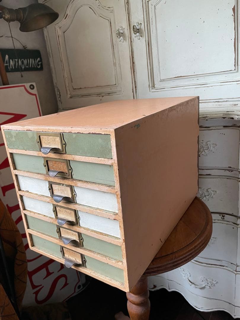 フランス　アンティーク　家具　引き出し　ドロワー　チェスト　収納　レア