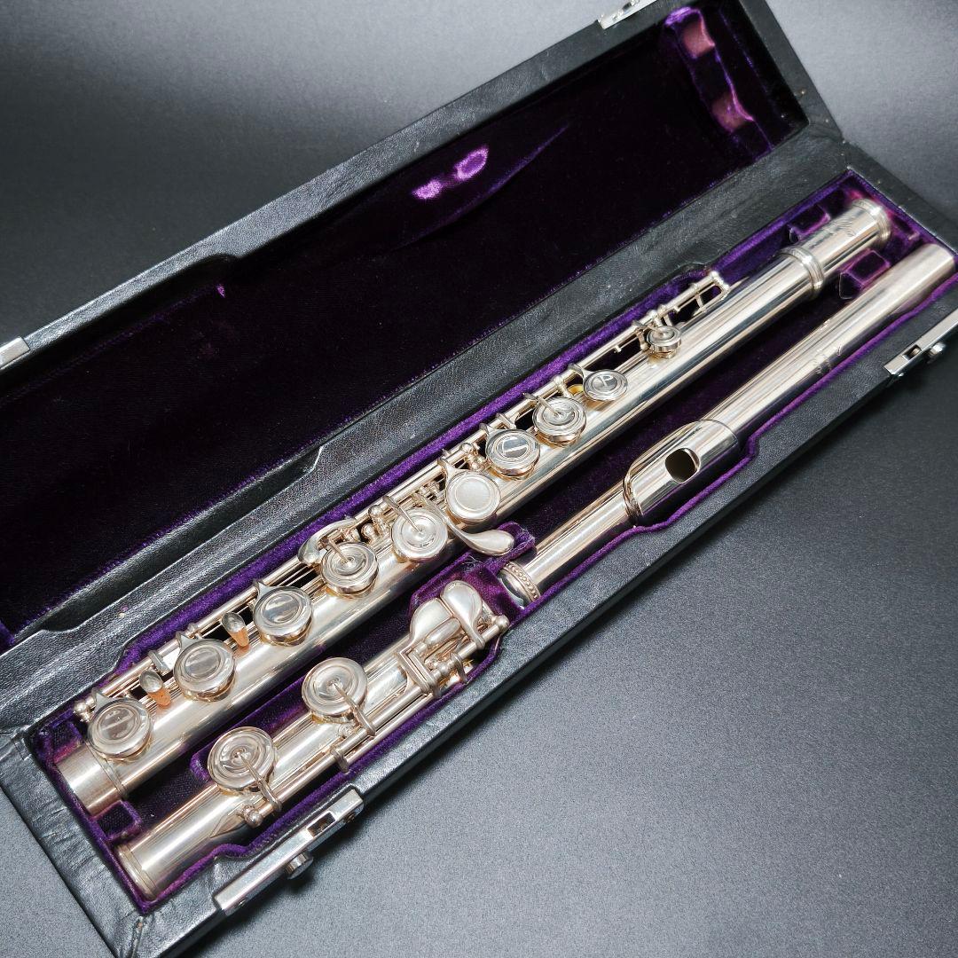 中古美品 アルタス フルート 総銀製 Ag900 マテキ頭部管 タンポ新品