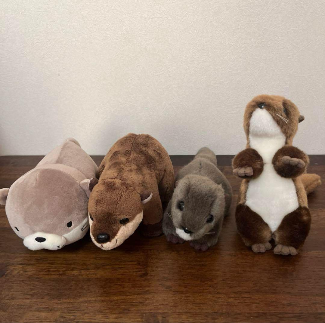 カワウソぬいぐるみ ストラップ 36個まとめ売り
