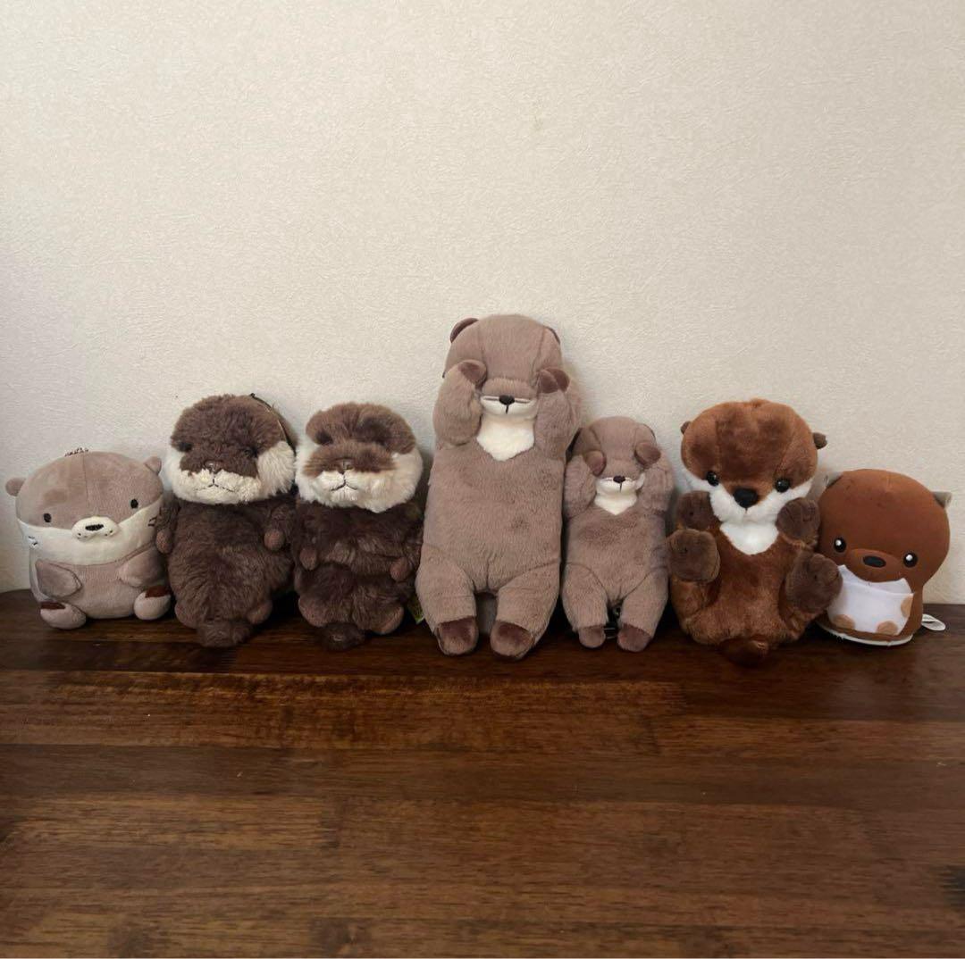 カワウソぬいぐるみ ストラップ 36個まとめ売り