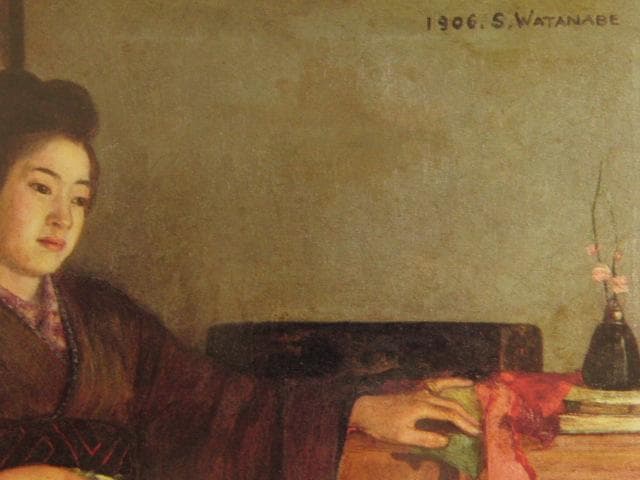 渡部審也、想い、希少な画集より、新品高級額・額装付、状態良好