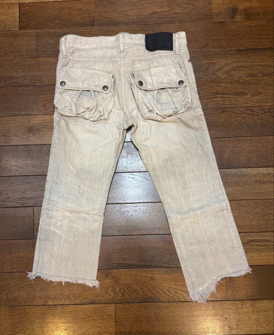 LGB ルグランブルー　コットン　リネン　クロップドパンツ