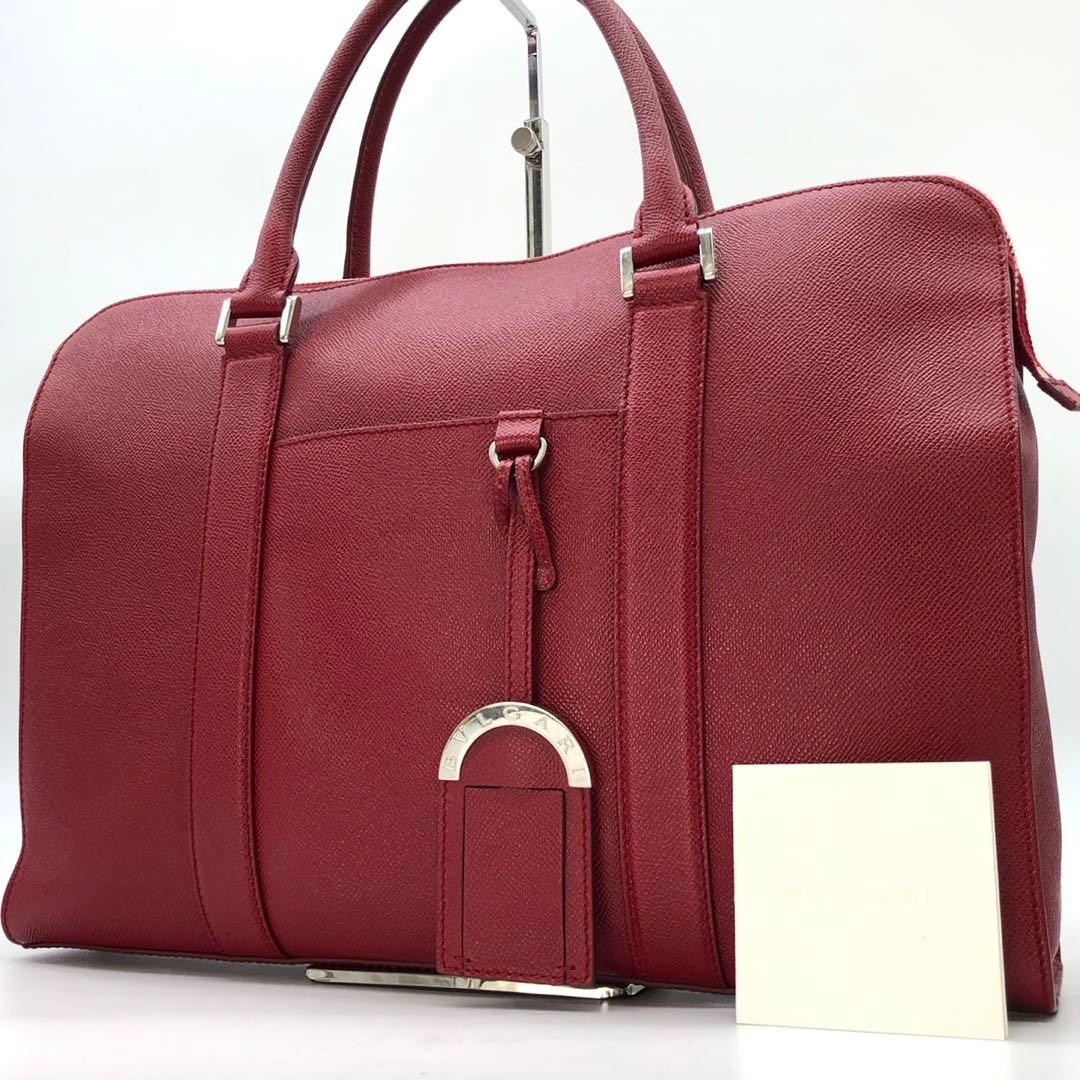 ✨極美品✨ブルガリマン ビジネスバッグ A4可能 パラジムロゴ金具 レザー