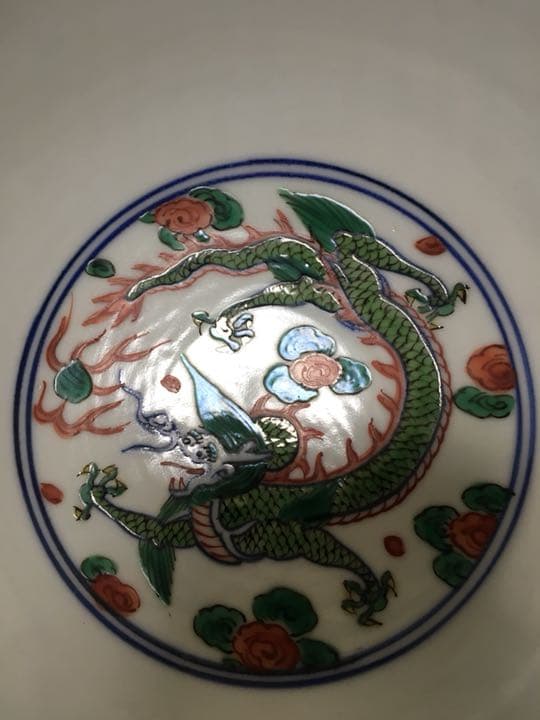 茶道具 清水焼　龍菓子鉢 お値下げ