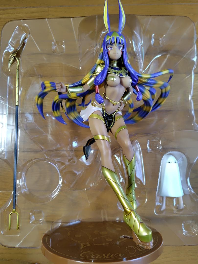 【中古】FGO キャスター/ニトクリス 限定版 メジェド神3体【傷あり】