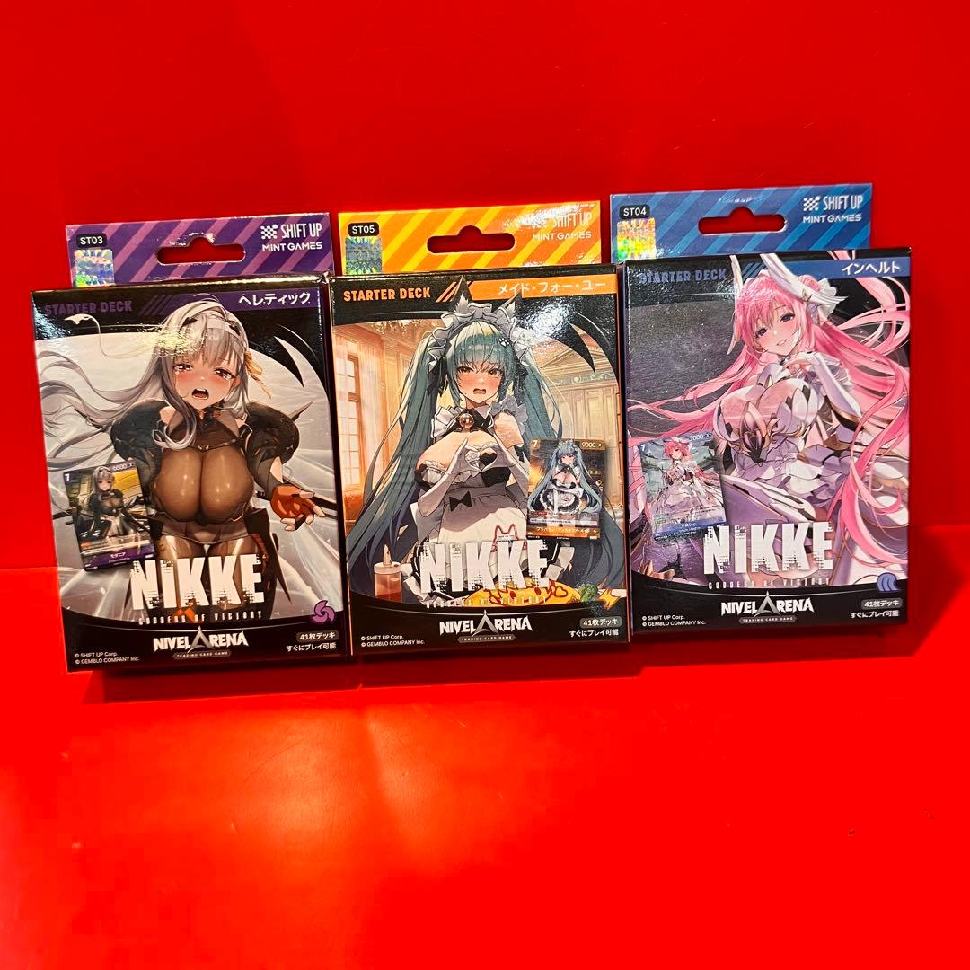 ★勝利の女神　NIKKE 計8BOX スタートデッキ　全5種　プロモ付き