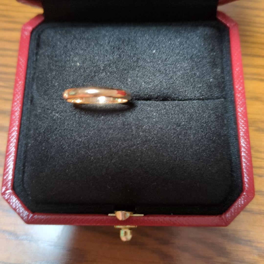 Cartier 1895ウェディング リング750YGダイヤ1P サイズ50