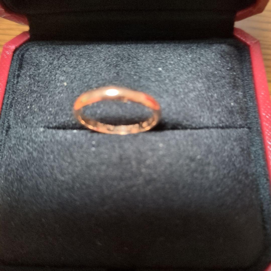 Cartier 1895ウェディング リング750YGダイヤ1P サイズ50