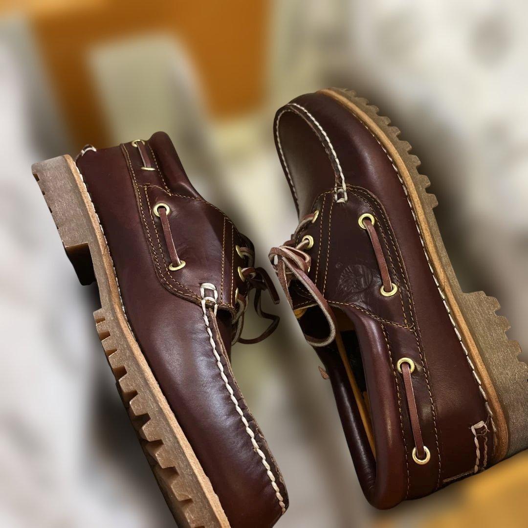 timberland 3eye 新品未使用 27cm バーガンディ ティンバー