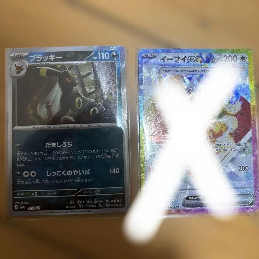 美品ブラッキーマスボ イーブイsar