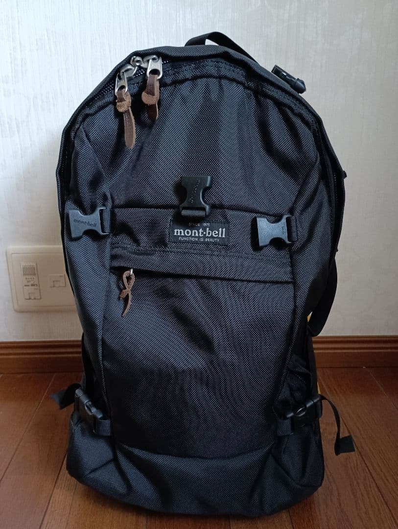 mont-bell 黒 2way キャリーバッグ、 バックパック