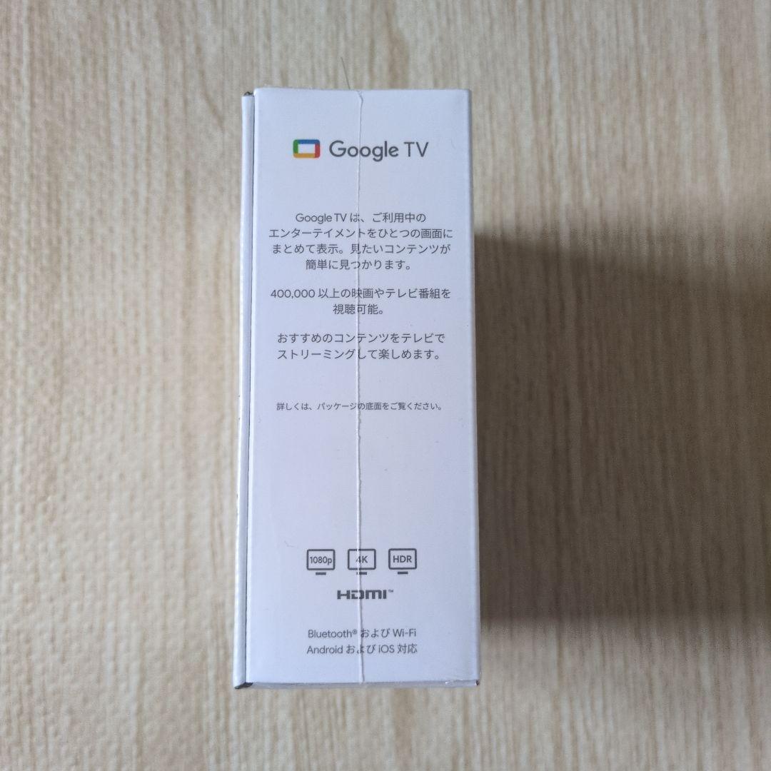 【新品未開封】Chromecast with Google TV 4K
