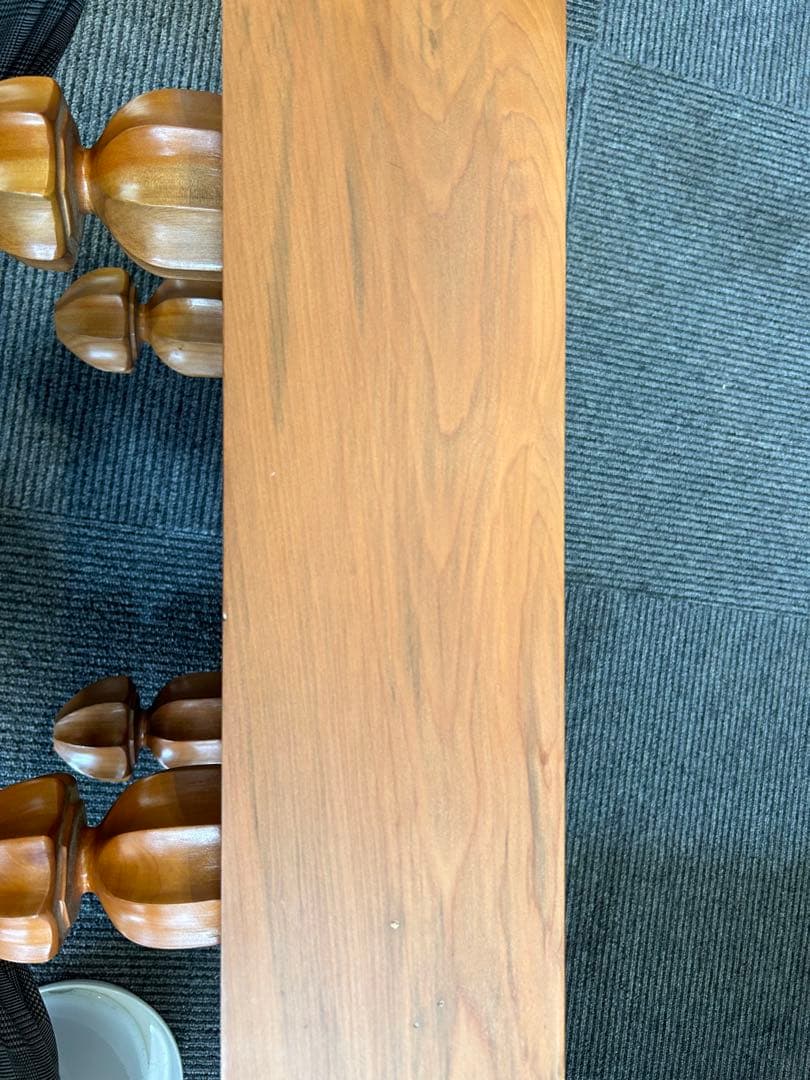 脚付き囲碁盤 碁石 碁笥 へそ付き囲碁盤　碁石セット