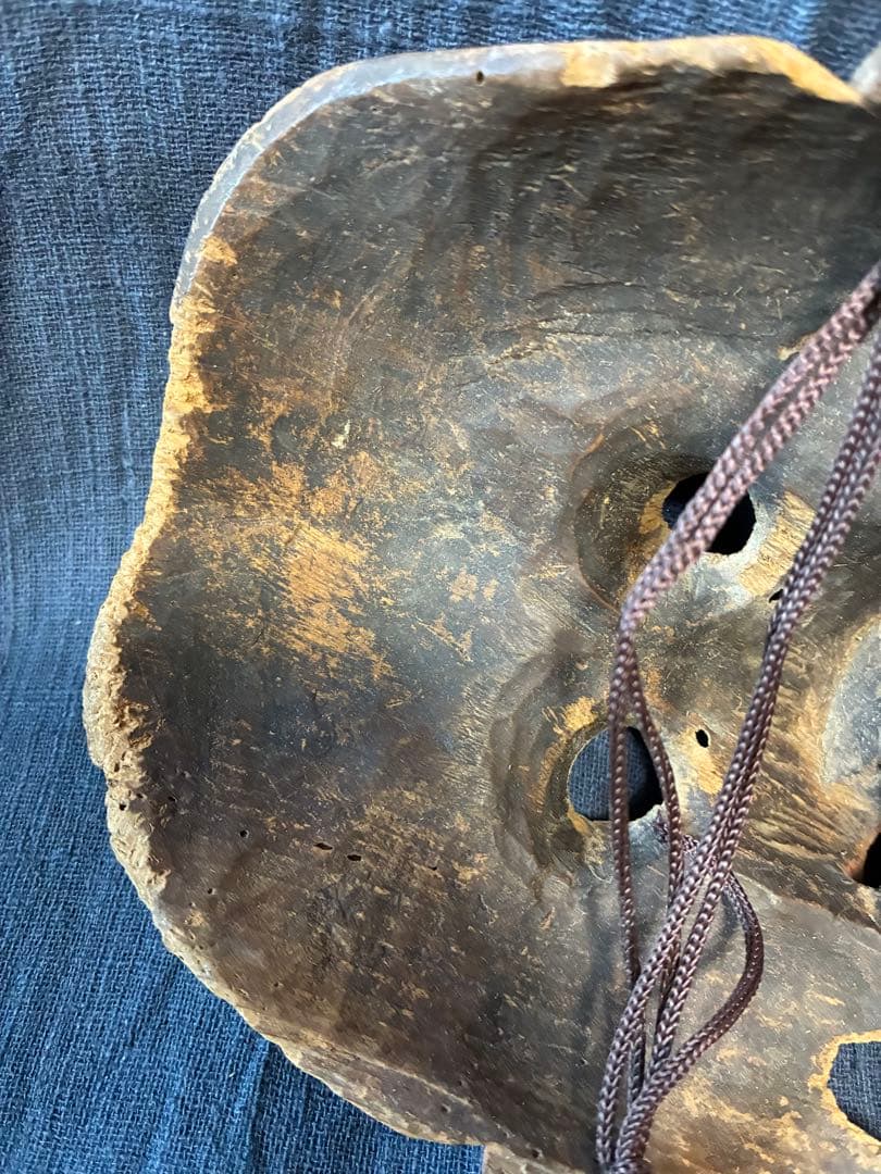 木彫面　翁面　室町から江戸時代