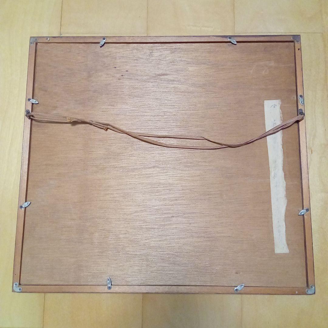 【真作】木版　人気図柄「鼓笛童児」(額装)　無弟(長谷川富三郎)