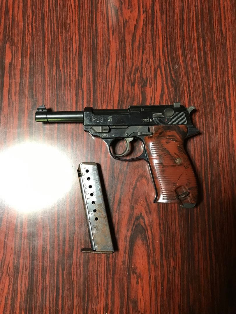 P38 トイガン ブラック/ブラウン　マルシン