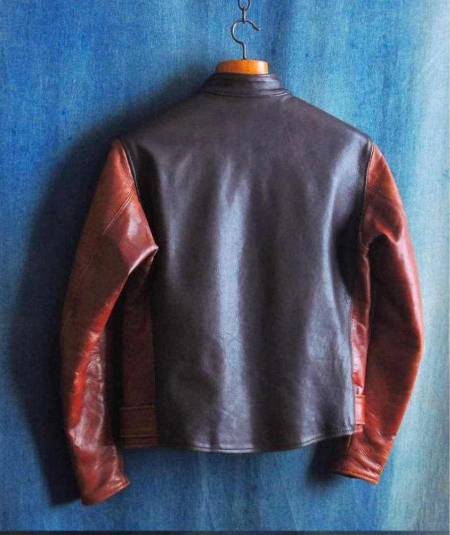 ジョーマッコイズのホースハイドシングルライダース