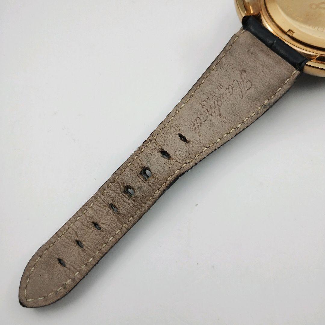 【稼働品】ガガミラノ マニュアーレ48MM クロノグラフ 腕時計