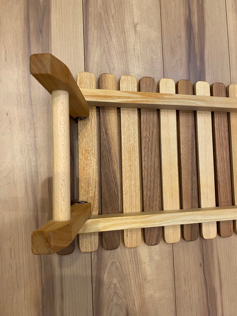 キャンプマニアプロダクツ　MINI TABLE サイズS walnut mix