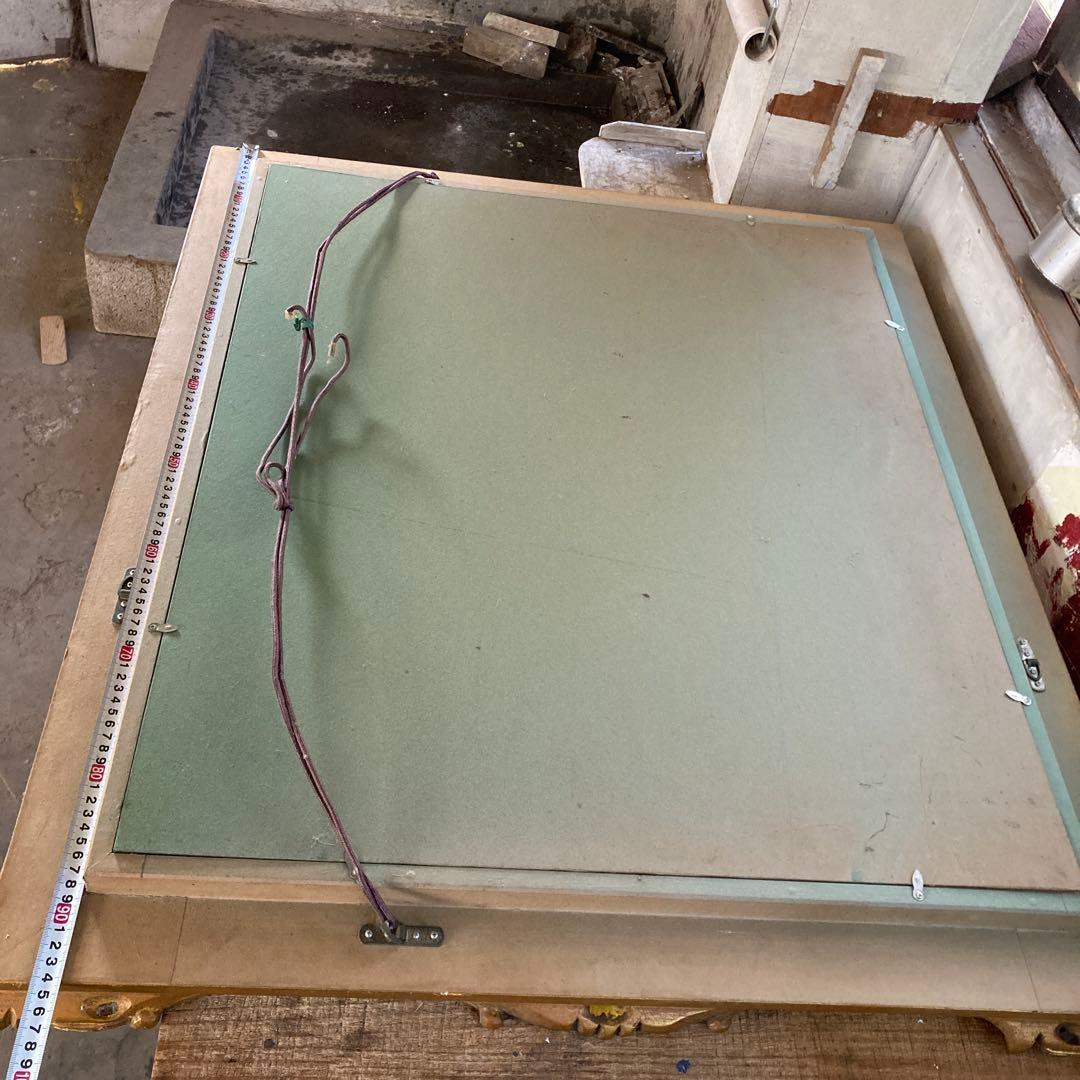 バロック調 大きい油彩額縁 F20号 金装飾 ゴールドフレーム