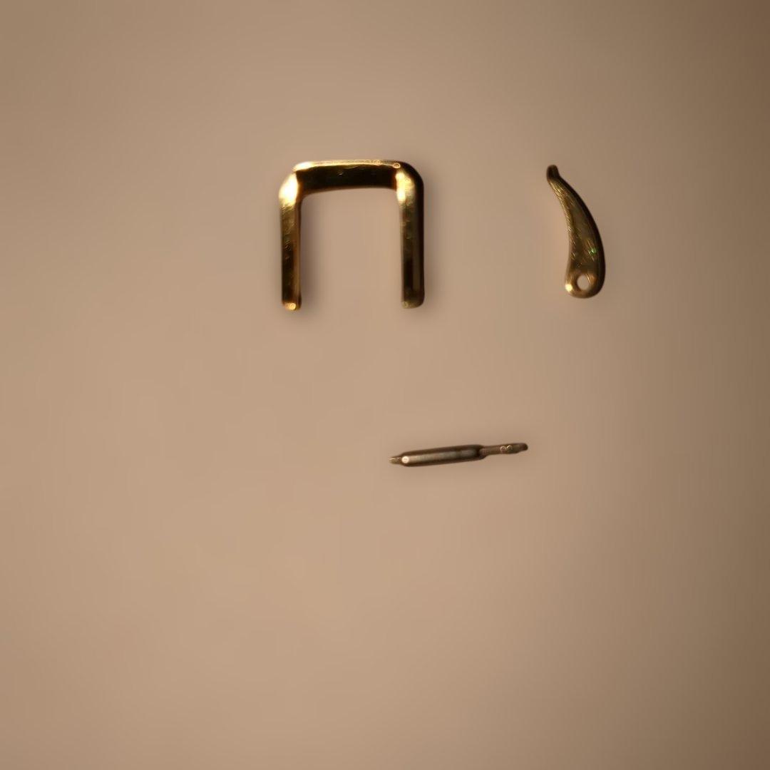 時計バンド用１８K美錠