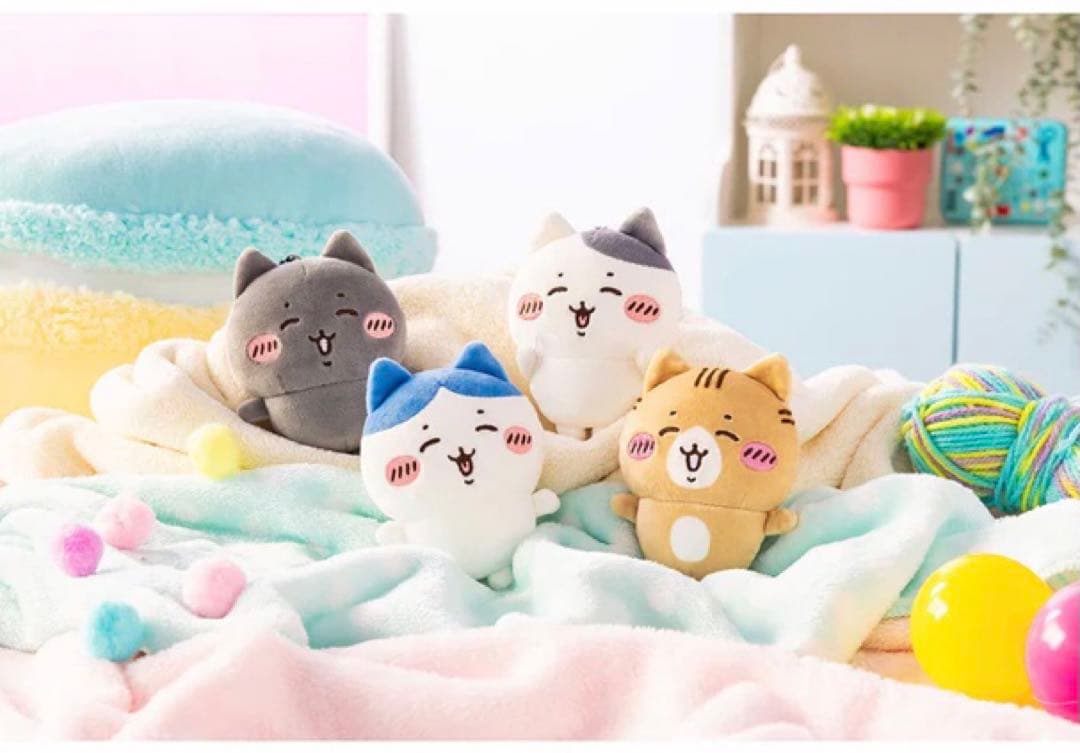 ちいかわ　ハチワレとごきげんななかまマスコット