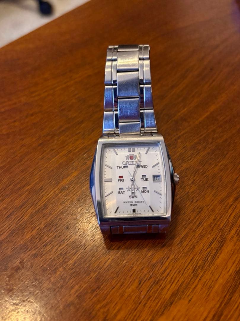 【レア】ORIENT オリエント スリースター スクエア（自動巻き）　腕時計