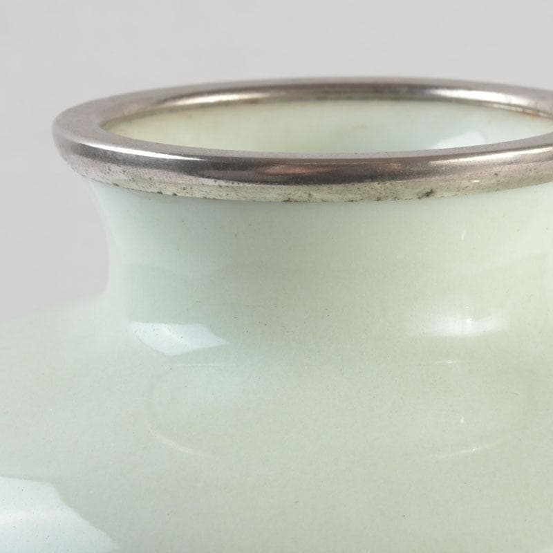 七宝焼　安藤七宝店　花文瓶　花瓶　V　9534