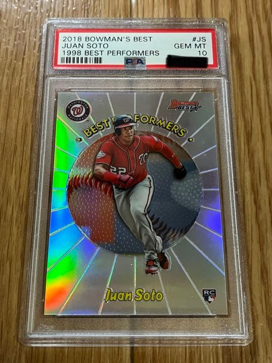 その他 2018 Bowman's B Perfomer Juan Soto PSA10
