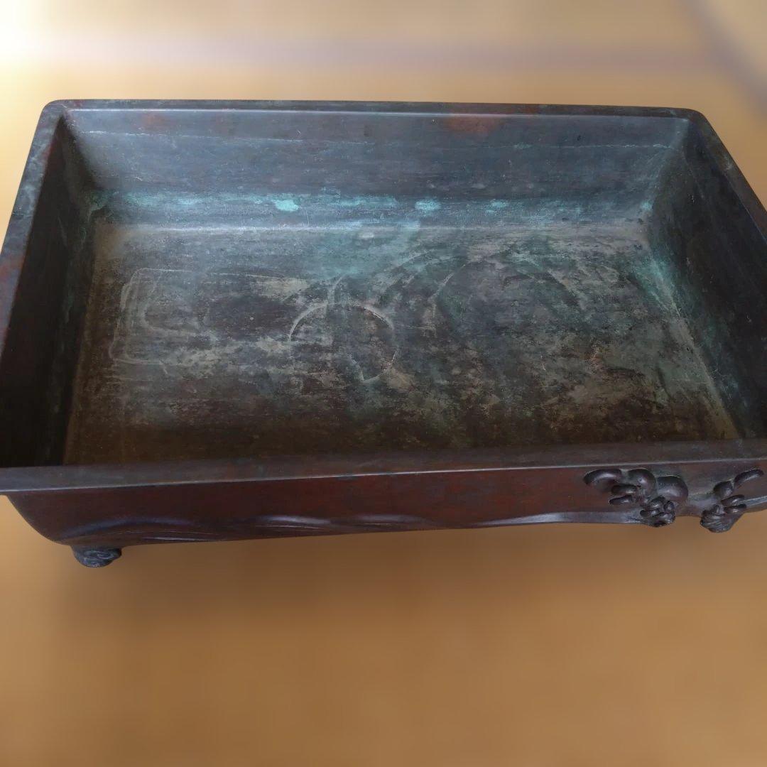 銅製装飾トレイ