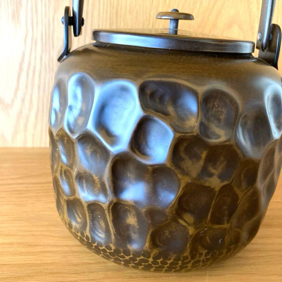 御水注　口蓋付　薬缶　茶道具　箱無し