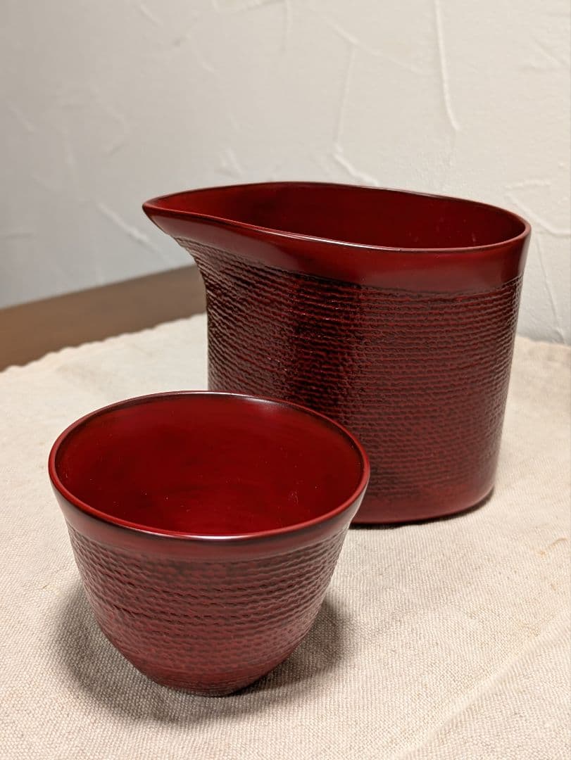 お値下☆輪島塗藤八屋 酒器 片口とぐい呑みセット