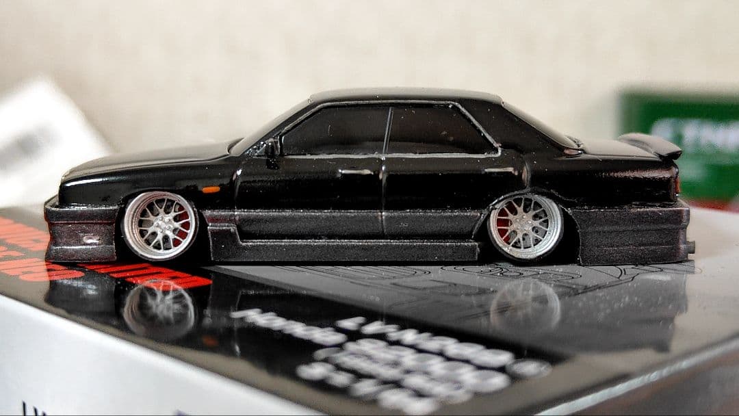 トミカ改造 y31シーマ フルエアロ リミテッド ☆深リム ☆ホットウィール