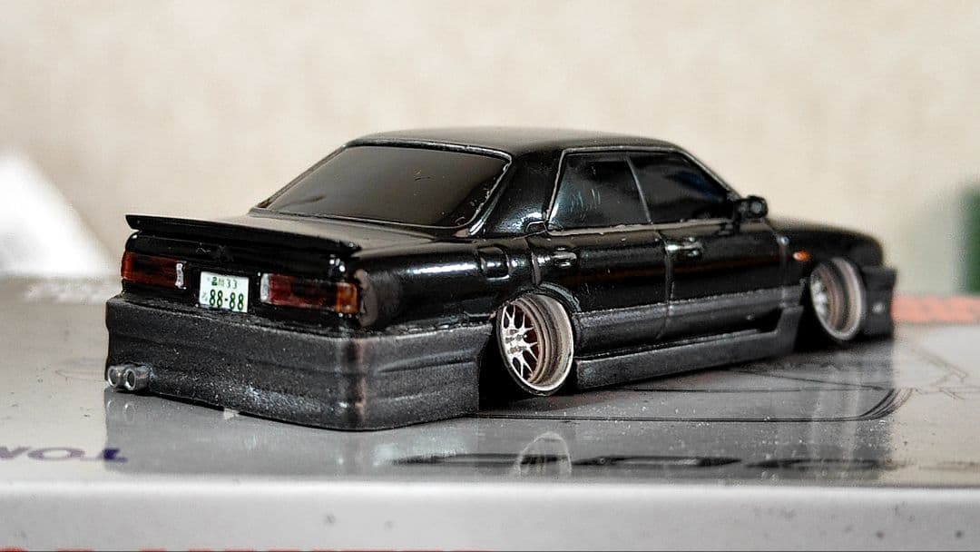 トミカ改造 y31シーマ フルエアロ リミテッド ☆深リム ☆ホットウィール