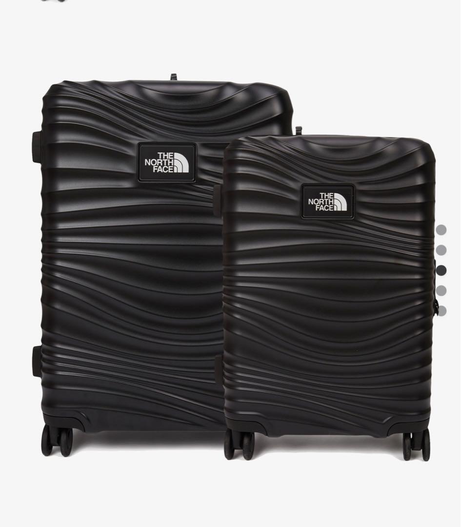 お急ぎ対応可　ノースフェイス スーツケース2個セット　ブラック　韓国限定