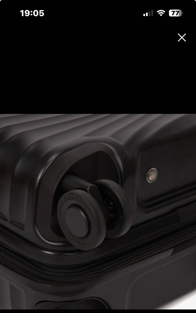 お急ぎ対応可　ノースフェイス スーツケース2個セット　ブラック　韓国限定