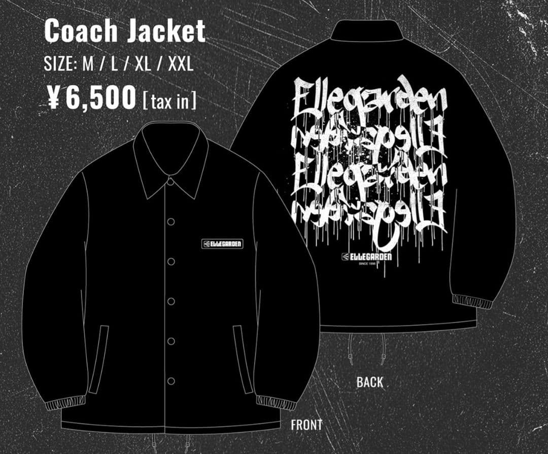 ELLEGARDEN エルレ コーチジャケット Lサイズ 新品