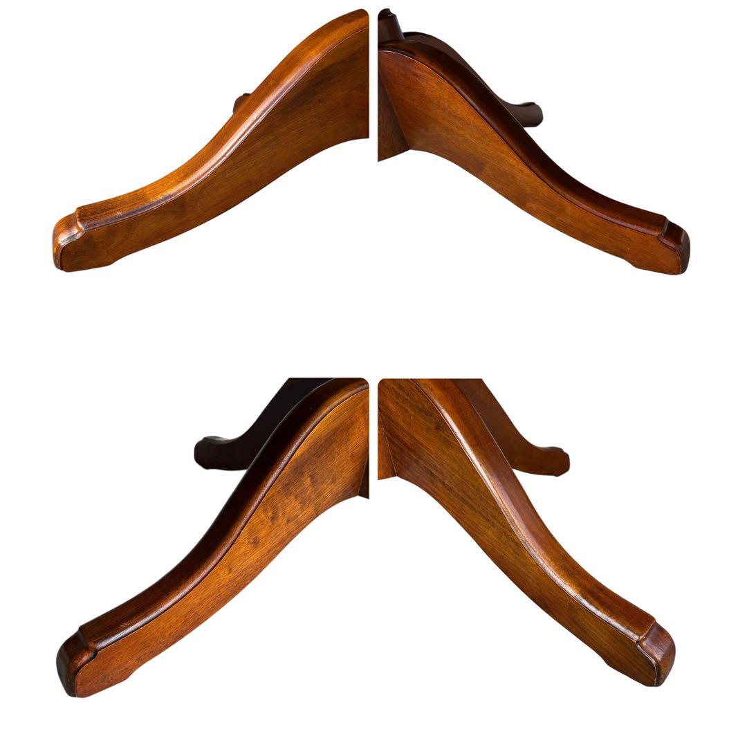 HR847 三越ブルージュ　拡張テーブル　ダイニングテーブル　丸　円　楕円