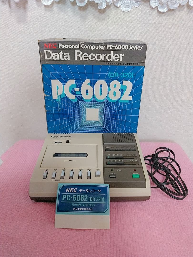 昭和レトロパソコン NEC PC-6001 レコーダ PC-6082 ジャンク品