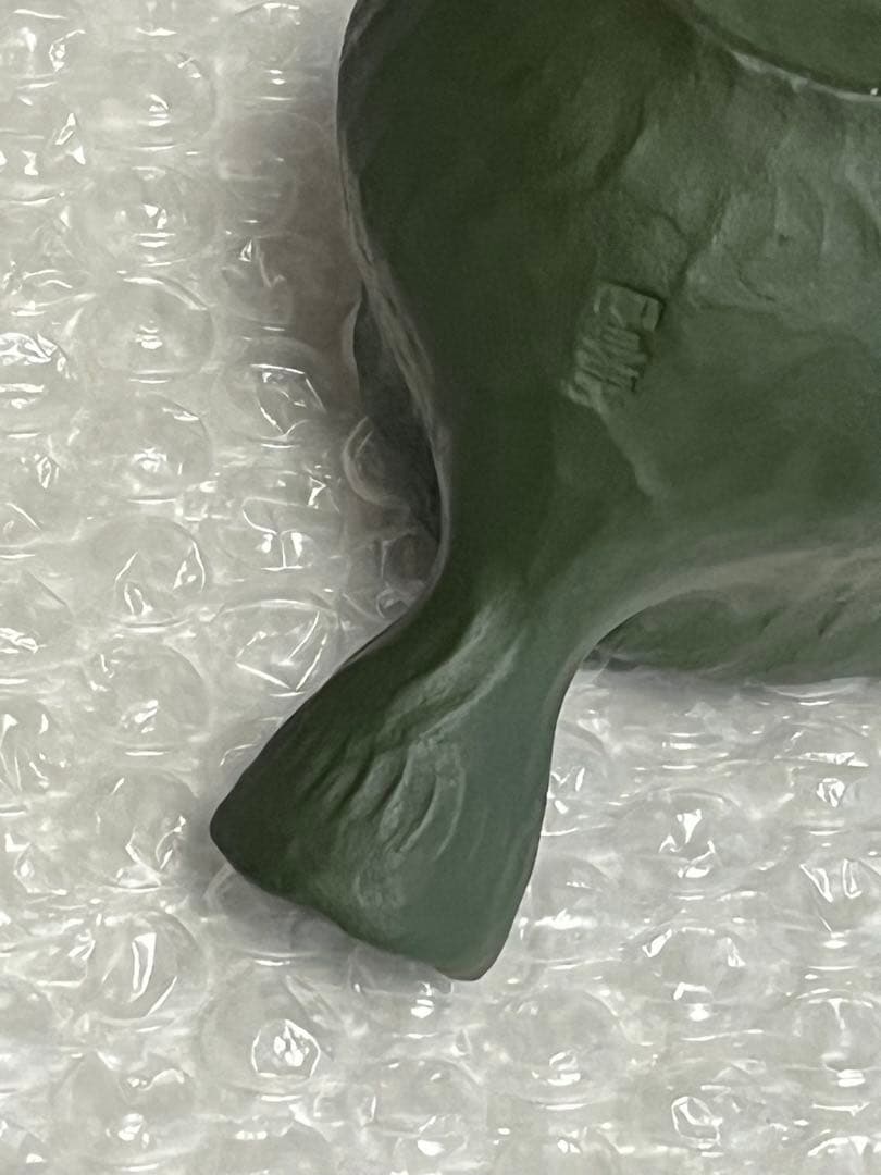 急須　緑泥　萬古焼　春山