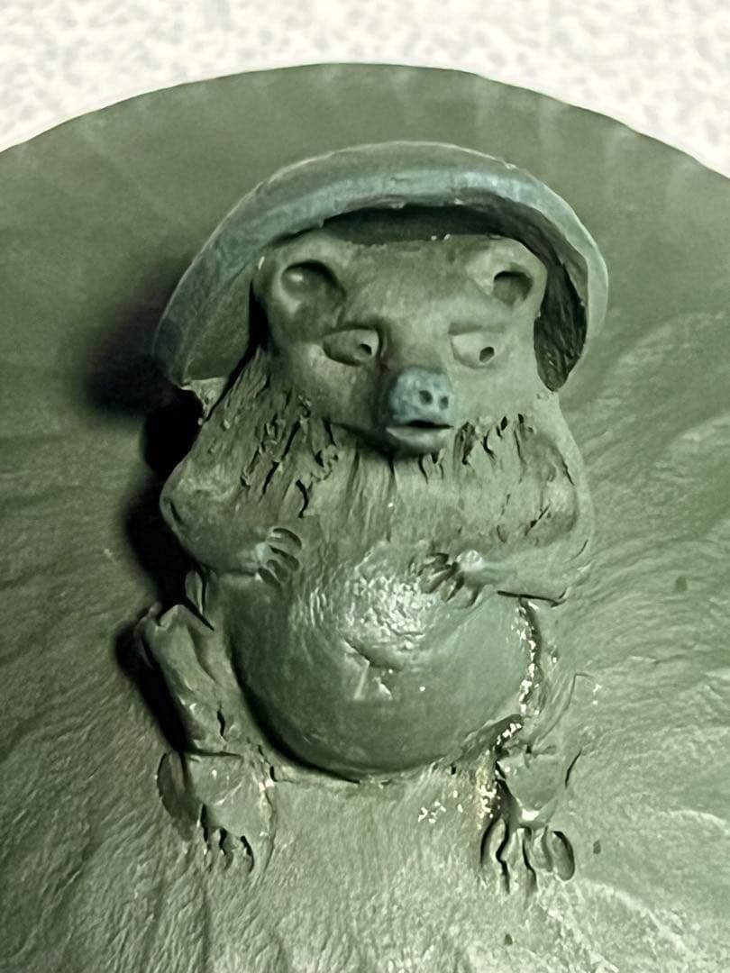 急須　緑泥　萬古焼　春山