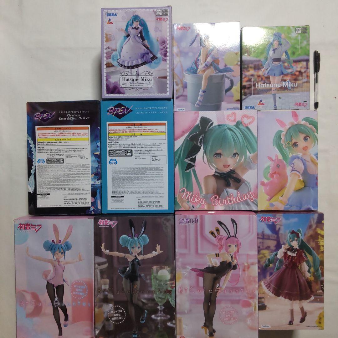 初音ミク 巡音ルカ セガ フリュー タイトー バンプレスト フィギュア 11体