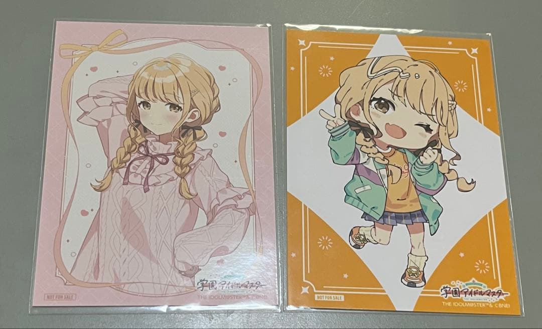 学マス 学園アイドルマスター 109 藤田ことね 缶バッジ 特典 ブロマイド